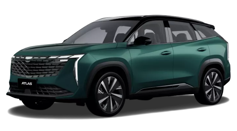 Geely Atlas II, Racing Green / Зеленый металлик, 3274190 рублей, вид 2