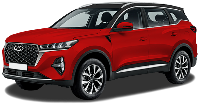Chery Tiggo 7 Pro Max I, Огненный красный с черной крышей, 2780000 рублей, вид 2