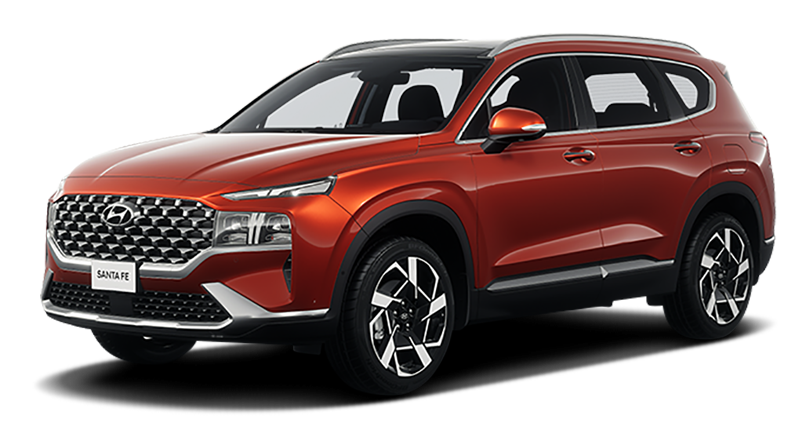 

Hyundai Santa Fe 2.5 (180 л.с.) 6AT AWD, Красно-оранжевый / lava orange