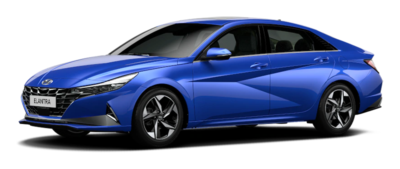 

Hyundai Elantra 1.6 (128 л.с.) 6AT FWD, Синий / intense blue