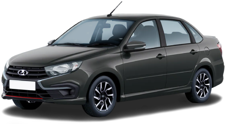 LADA Granta Sportline I Рестайлинг, Серебристо-темно-серый "Борнео", 1146000 рублей, вид 2