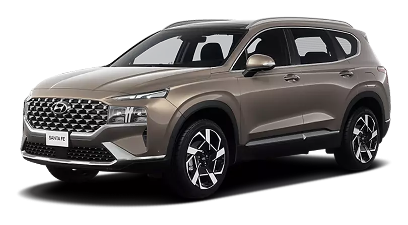 

Hyundai Santa Fe 2.2 (200 л.с.) 8RT AWD, Серебристо-бронзовый / earthy bronze