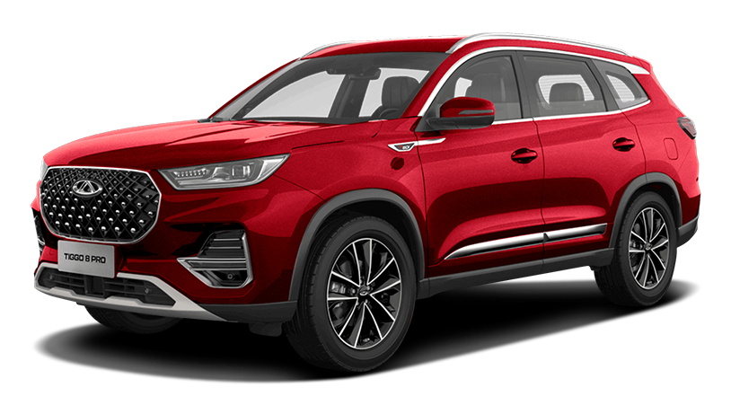 

Chery Tiggo 8 Pro 1.6 (186 л.с.) 7RT FWD, Огненно-красный металлик