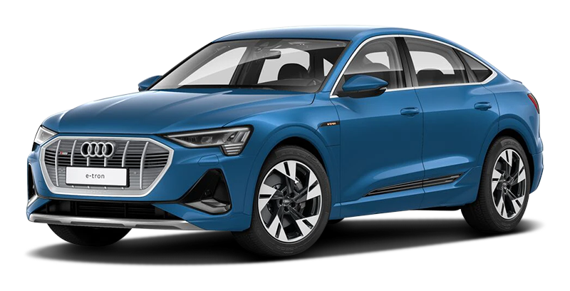 

Audi e-tron 0.0 (408 л.с.) 8AT AWD, Синий (antigua blue)