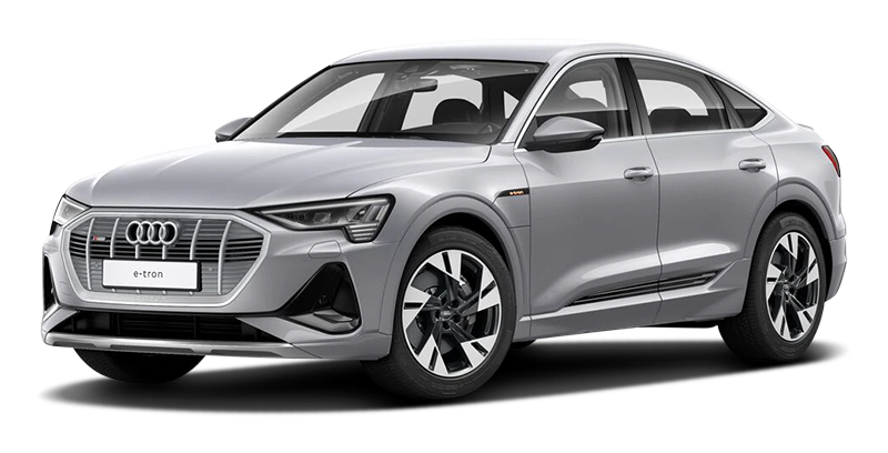

Audi e-tron 0.0 (408 л.с.) 8AT AWD, Серебристый;матовый (florett silver)