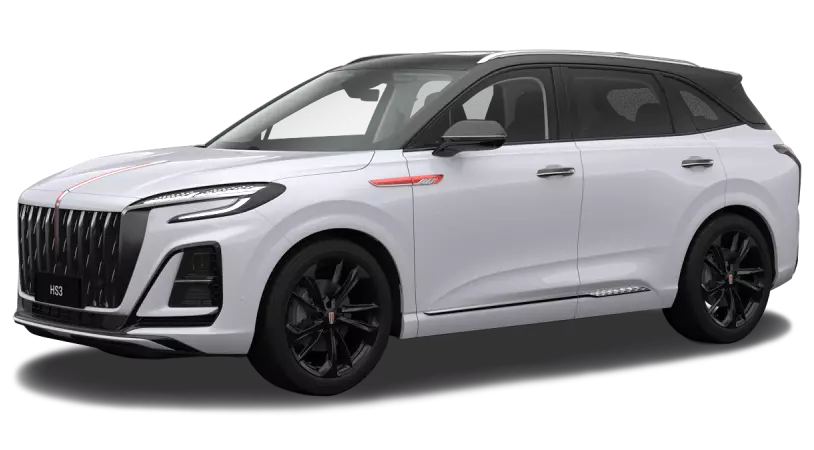 Hongqi HS3 I, Белый с черной крышей / White + Black roof, 4073065 рублей, вид 2