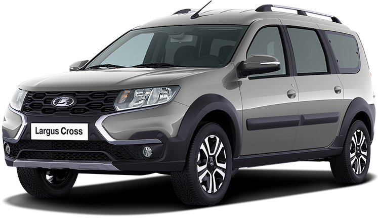 LADA Largus Cross I Рестайлинг, Серебристый "Платина" металлик, 1680000 рублей, вид 2
