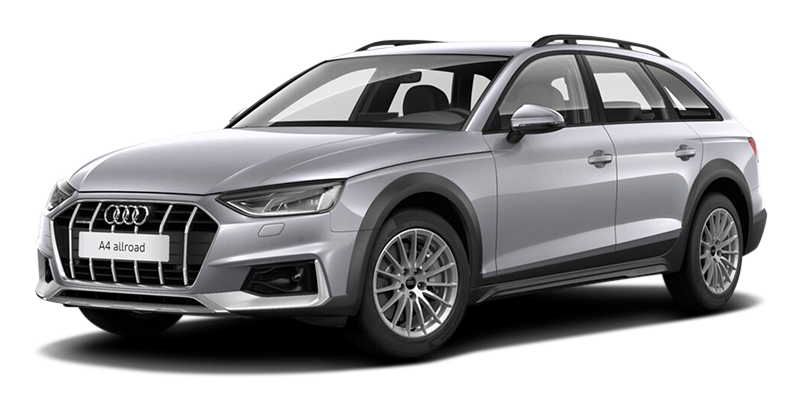 

Audi A4 allroad 2.0 (249 л.с.) 7RT AWD, Серебристый;металлик (floret silver metallic)