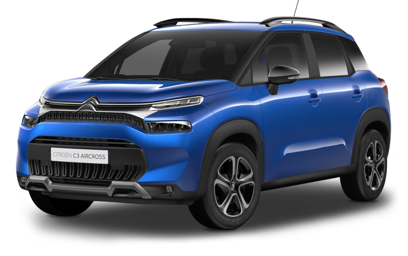 

Citroen C3 Aircross 1.2 (110 л.с.) 6AT FWD, Синий металлик voltaic blue