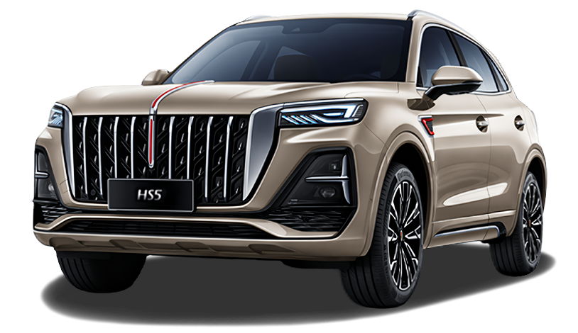 Hongqi HS5 I Рестайлинг, Золотой / Platinum Gold, 5138645 рублей, вид 2