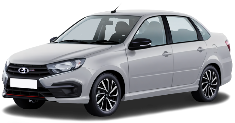 LADA Granta Sport седан I Рестайлинг, Серебристый "Платина" металлик, 1219500 рублей, вид 2