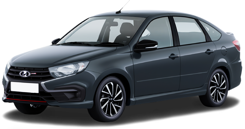 LADA Granta Sport лифтбек I Рестайлинг, Серебристо-темно-серый "Борнео" металлик, 1239600 рублей, вид 2