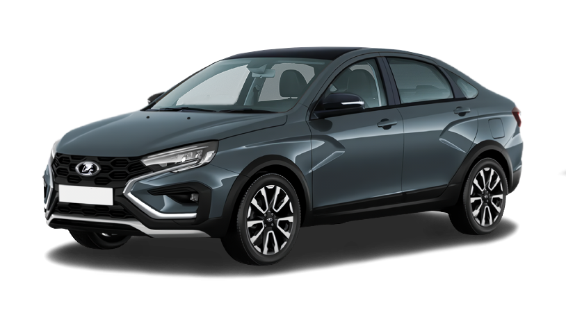 LADA Vesta Cross I Рестайлинг (NG), Серебристо-темно-серый "Борнео" металлик, 1539000 рублей, вид 2