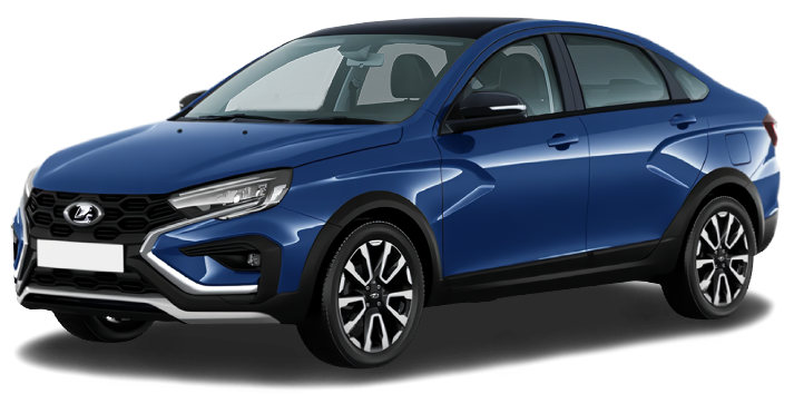 LADA Vesta Cross I Рестайлинг (NG), Синий "Капитан" металлик, 1685500 рублей, вид 2