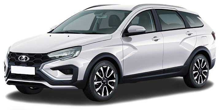 LADA Vesta SW Cross I Рестайлинг (NG), Белый "Ледниковый", 1568400 рублей, вид 2