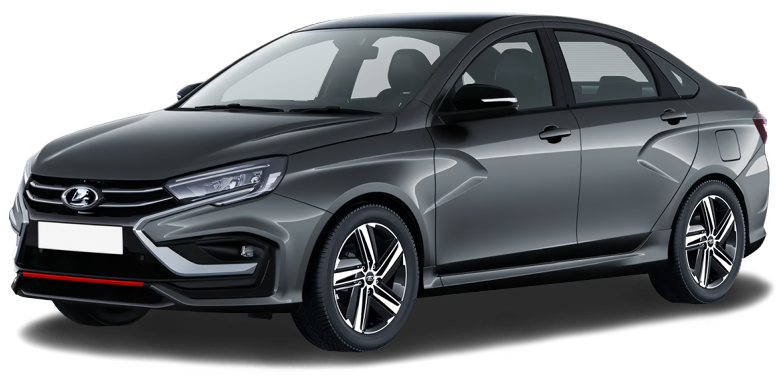 LADA Vesta Sportline I Рестайлинг (NG), Серебристо-темно-серый "Борнео" металлик, 2313000 рублей, вид 2