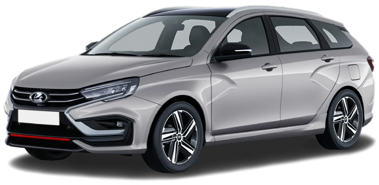 LADA Vesta SW Sportline I Рестайлинг (NG), Серебристый "Платина" металлик, 1888000 рублей, вид 2