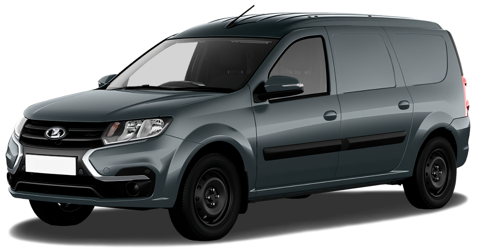 LADA Largus фургон I Рестайлинг, Серебристо-темно-серый "Борнео" металлик, 1706500 рублей, вид 2