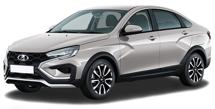 LADA Vesta Cross I Рестайлинг (NG), Серебристый "Платина" металлик, 1441400 рублей, вид 2