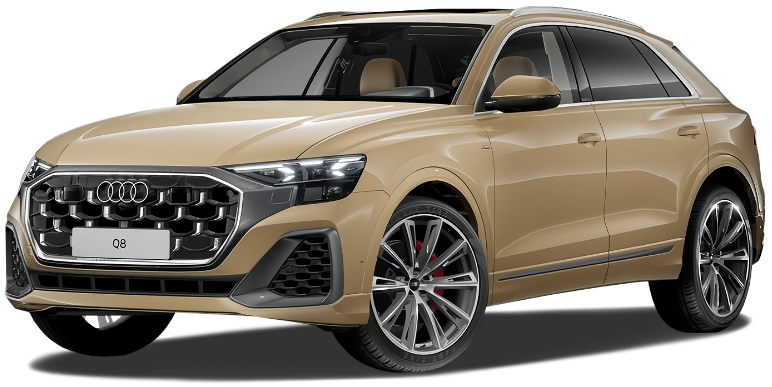 Audi Q8 I (4M) Рестайлинг, Carrara White, 14890000 рублей, вид 2