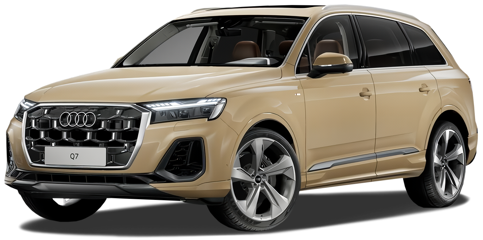 Audi Q7 II (4M) Рестайлинг 2, Sakhir Gold Metallic, 10500000 рублей, вид 2