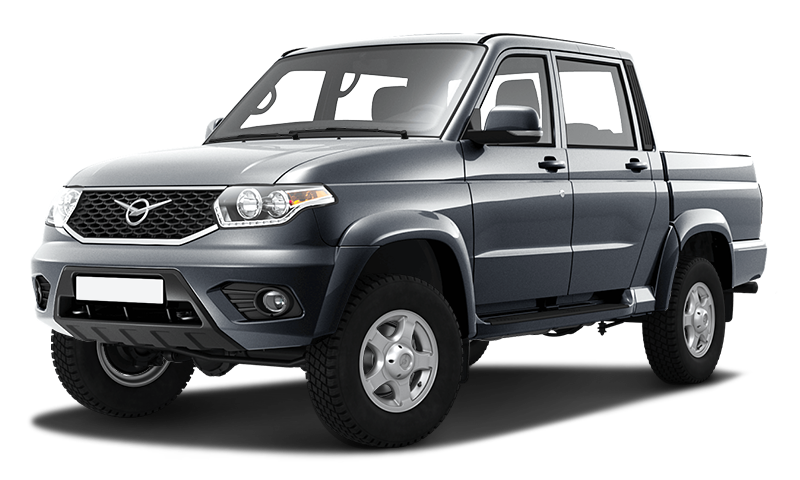 

Uaz Pickup 2.7 (150 л.с.) 6AT AWD, Темно-серый металлик