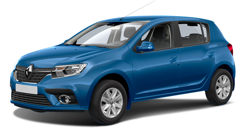 

Renault Sandero 1.6 (102 л.с.) 4AT FWD, Лазурно-синий