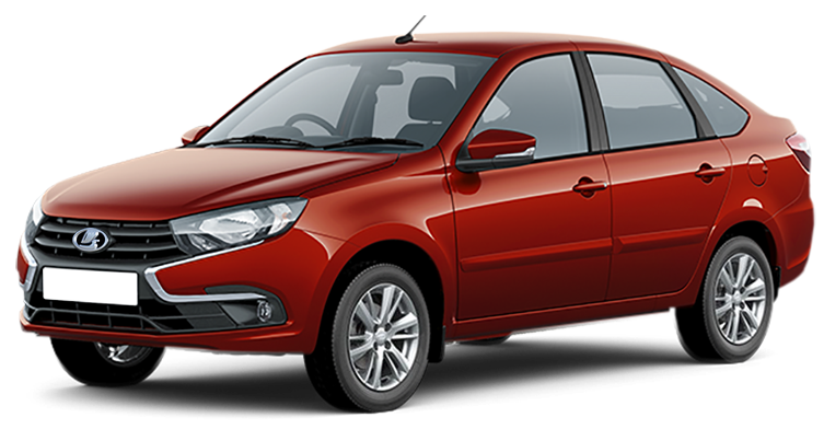 LADA Granta лифтбек I Рестайлинг, Красный, 819000 рублей, вид 2
