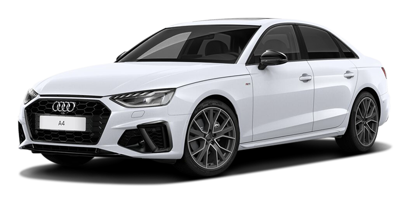 

Audi A4 2.0 (190 л.с.) 7RT FWD, Белый;металлик (glacier white)