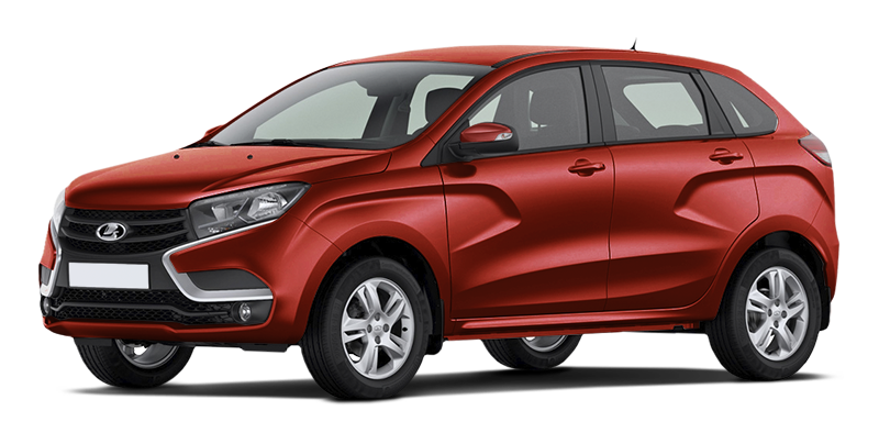 

Lada XRAY 1.6 (106 л.с.) 5MT FWD, Огненно-красный