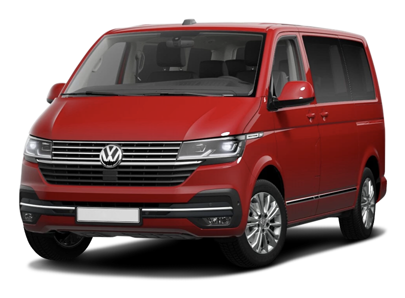 

Volkswagen Multivan 2.0 (150 л.с.) 7RT AWD, Вишнёво-красный