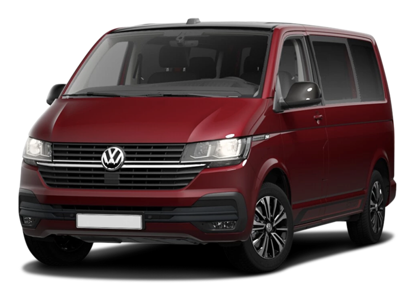 

Volkswagen Transporter Kombi 2.0 (150 л.с.) 7RT AWD, Красный ´fortana´;металлик