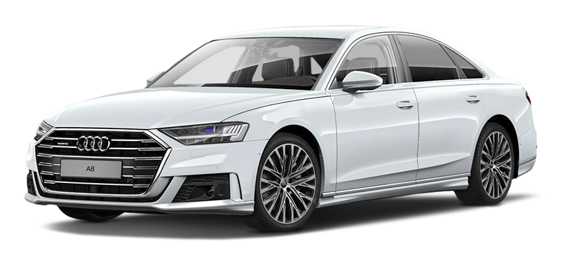 

Audi A8 3.0 (249 л.с.) 8AT AWD, Белый;металлик (glacier white)