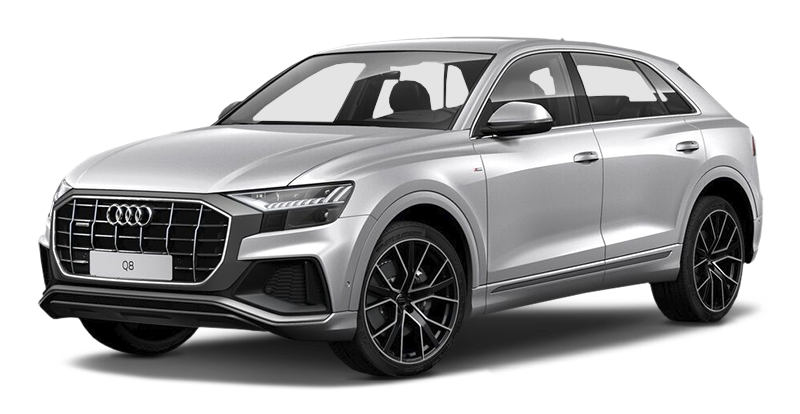 

Audi Q8 3.0 (249 л.с.) 8AT AWD, Серебристый;металлик (floret silver metallic)