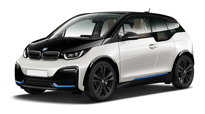

Bmw i3 0.0 (170 л.с.) 4AT RWD, Белый каппарис с синим акцентом bmw i