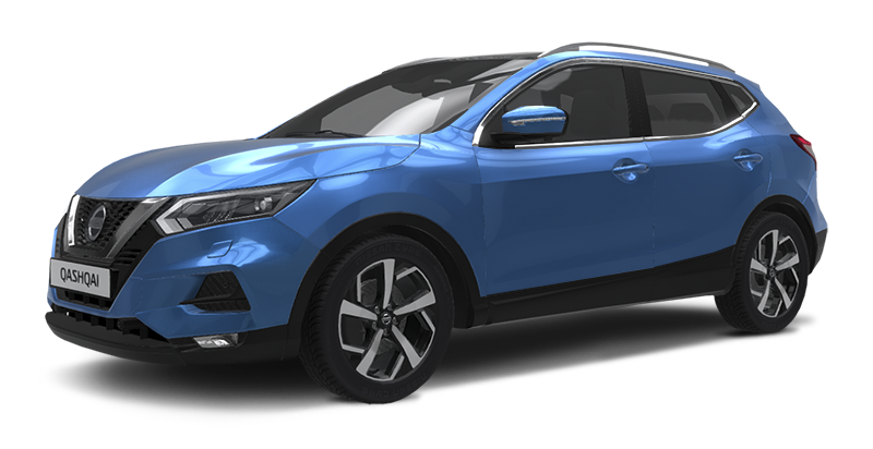 

Nissan Qashqai 2.0 (144 л.с.) 0CVT FWD, Голубой