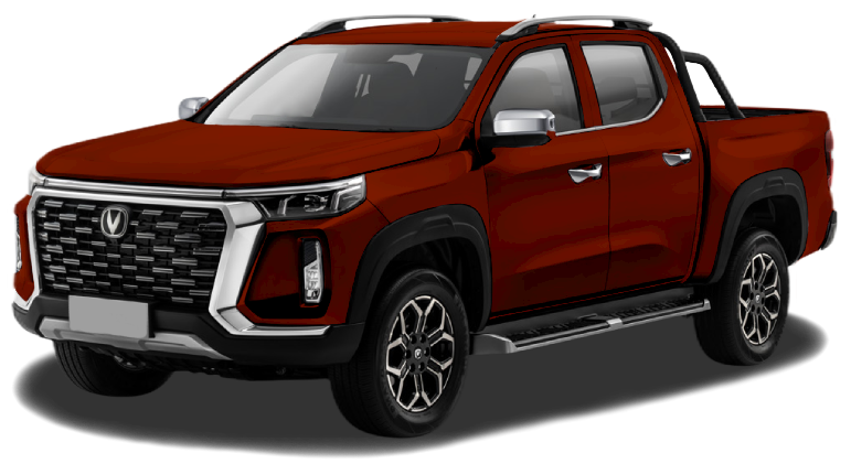 Changan Hunter Plus I, Искрящийся красный, 3439900 рублей, вид 2