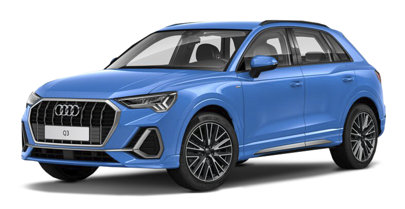 

Audi Q3 2.0 (180 л.с.) 7RT AWD, Синий (turbo blue)