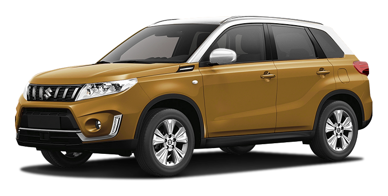 

Suzuki Vitara 1.6 (117 л.с.) 6AT FWD, Желто-оранжевый с белой крышей