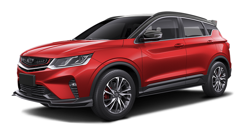 Geely Coolray 1.5 (150 л.с.) 7RT FWD, Красный