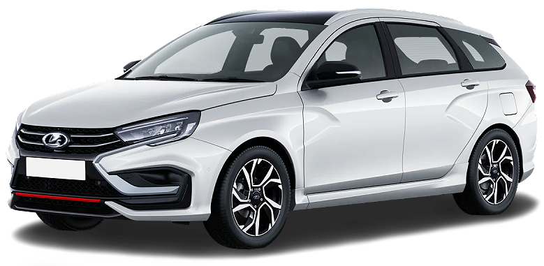 LADA Vesta SW Sportline I Рестайлинг (NG), Серебристо-темно-серый "Борнео", 1858000 рублей, вид 2