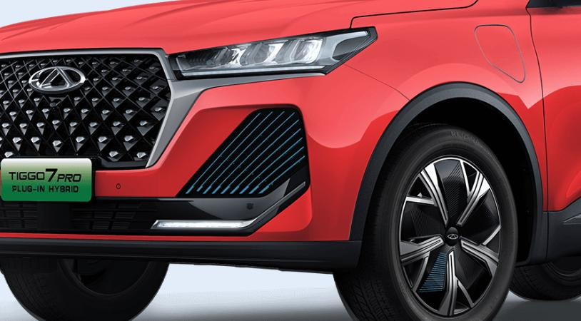 Chery Tiggo 7 Pro Plug-in Hybrid I, Красный с черной крышей, 3312751 рублей, вид 3