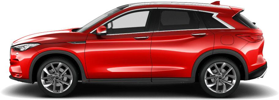 Infiniti QX50 II, Dynamic Sunstone Red / Динамичный красный (специальный металлик), 6490000 рублей, вид 4