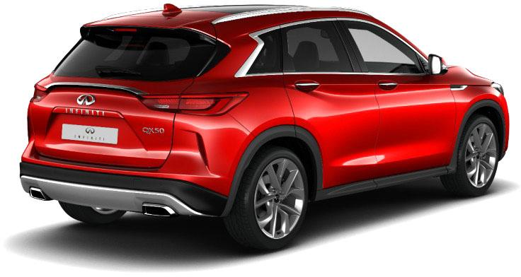 Infiniti QX50 II, Dynamic Sunstone Red / Динамичный красный (специальный металлик), 6490000 рублей, вид 7