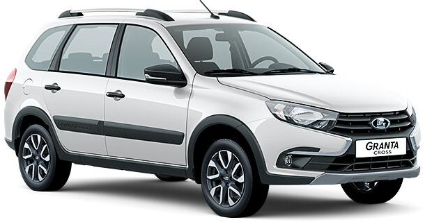 LADA Granta Cross I Рестайлинг, Серебристо-темно-серый "Борнео", 1161500 рублей, вид 6