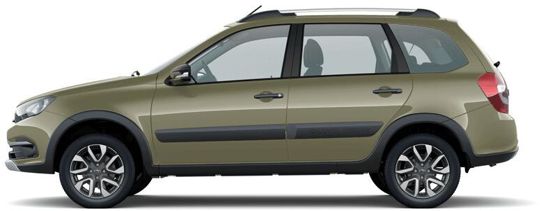 LADA Granta Cross I Рестайлинг, Золотисто-коричневый "Кориандр", 1161500 рублей, вид 3