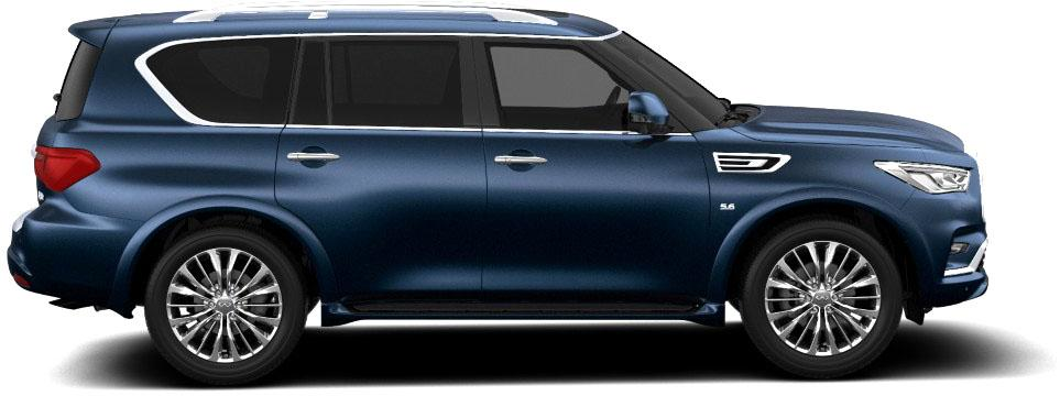 Infiniti QX80 I Рестайлинг 2, Hermosa Blue / Синий (металлик), 11990000 рублей, вид 6