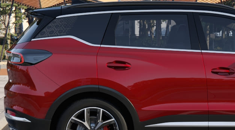 Chery Tiggo 7 Pro Max I Рестайлинг, Огненный красный с черной крышей, 2600000 рублей, вид 4