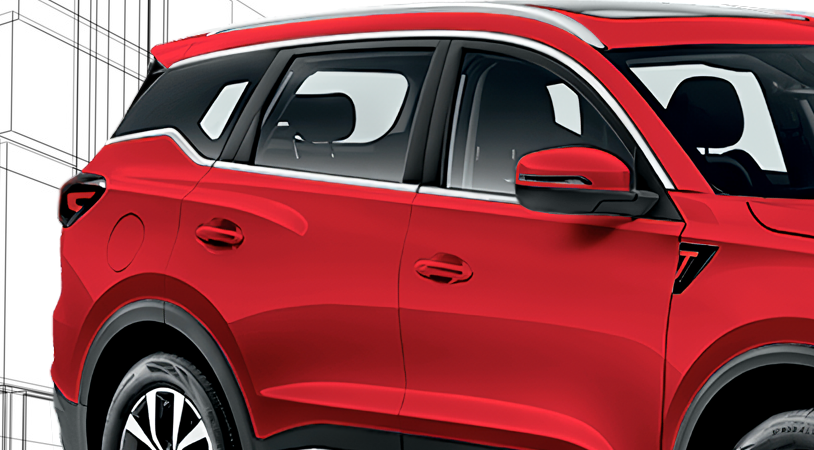 Chery Tiggo 7 Pro Max I, Огненный красный, 2175000 рублей, вид 4