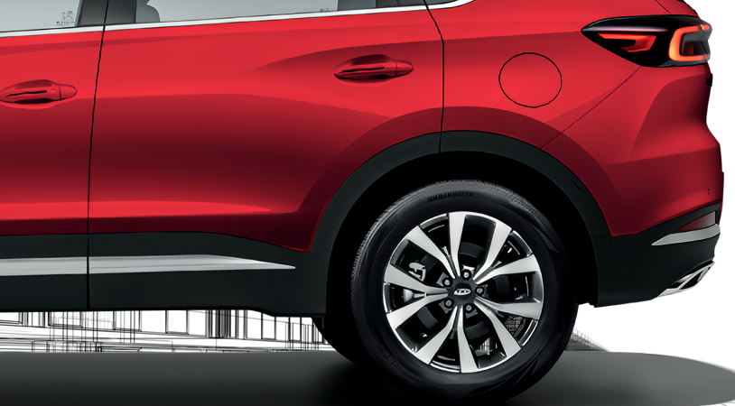 Chery Tiggo 7 Pro Max I, Огненный красный, 2175000 рублей, вид 5